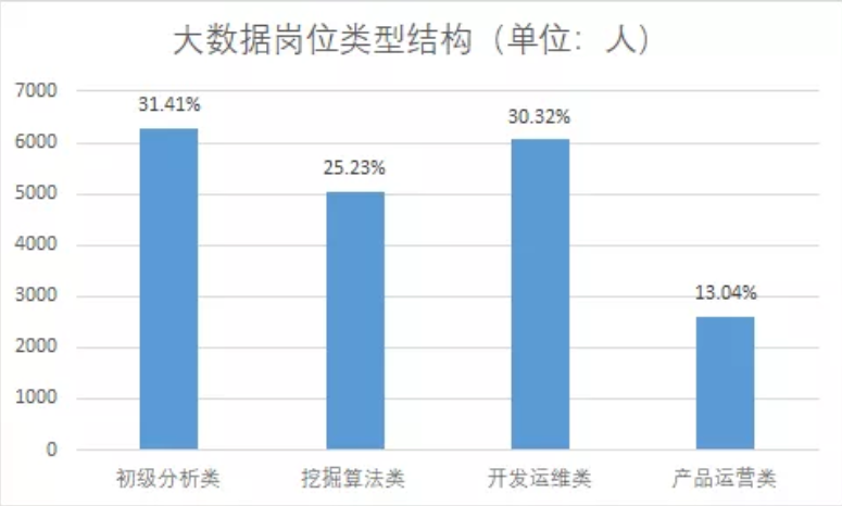 大数据类岗位结构