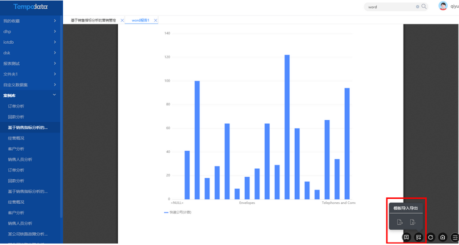 数据可视化word报告